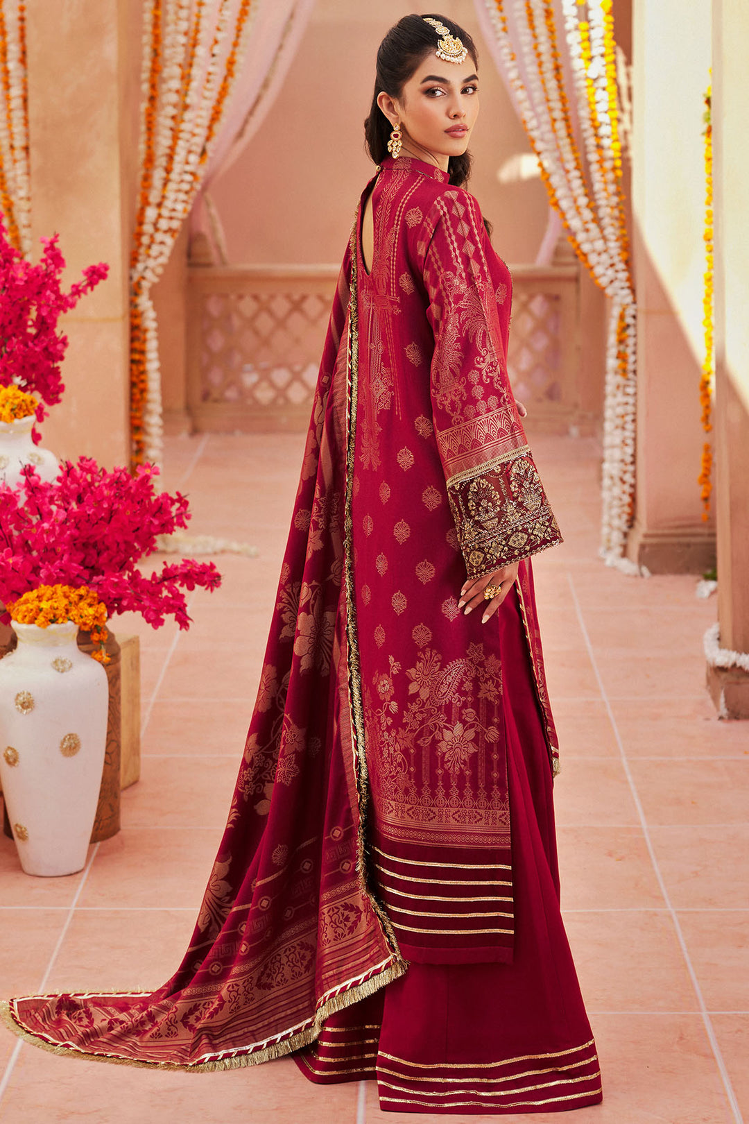 4396-GULA-LAI EMBROIDERED JACQUARD STITCHED