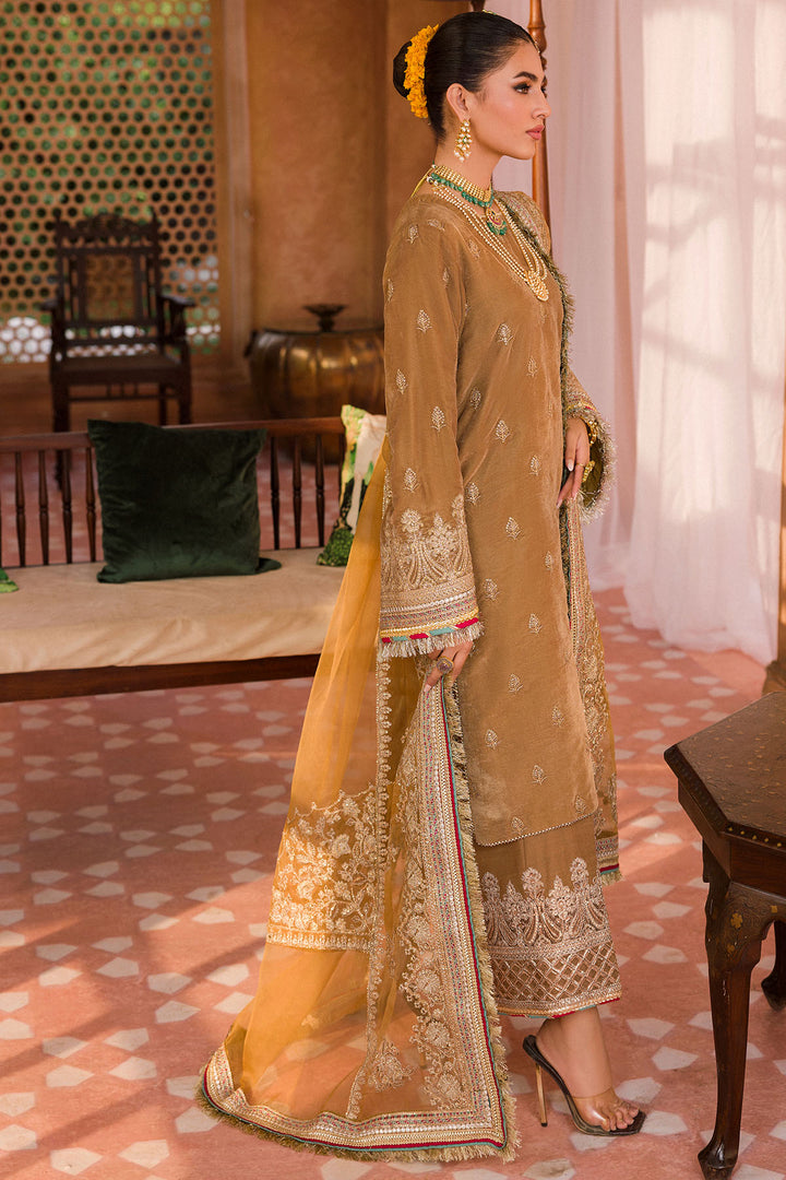 4408-SHABOO EMBROIDERED VELVET STITCHED