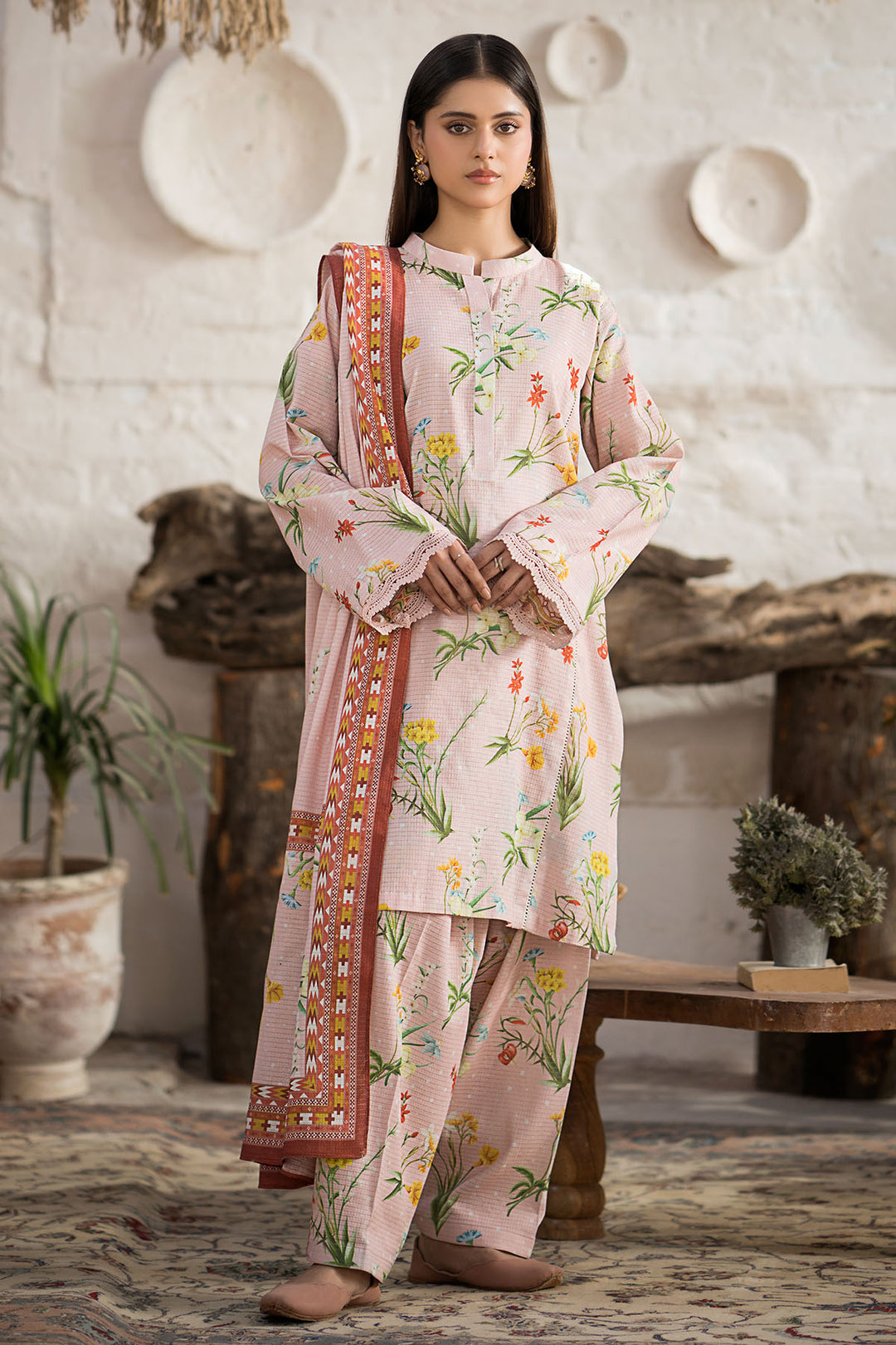 4420-SHAH-ZOR DIGITAL PRINTED KHADDAR UNSTITCHED