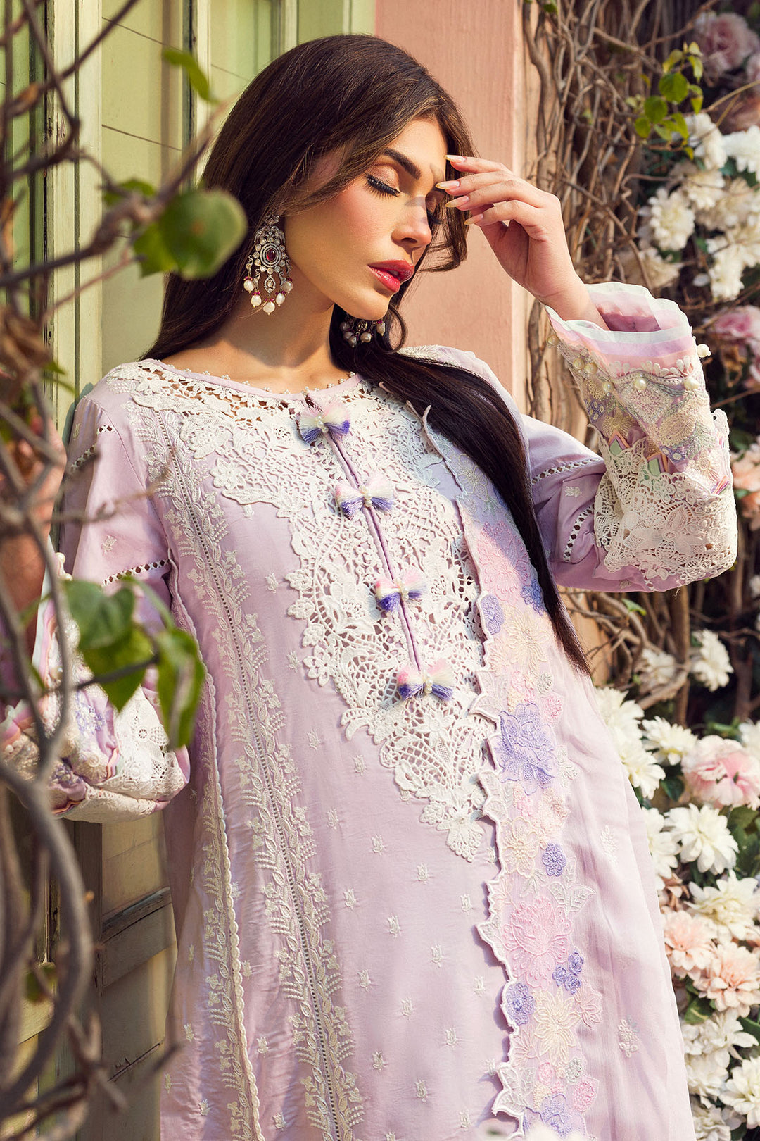 4421-RANIA EMBROIDERED LAWN STITCHED