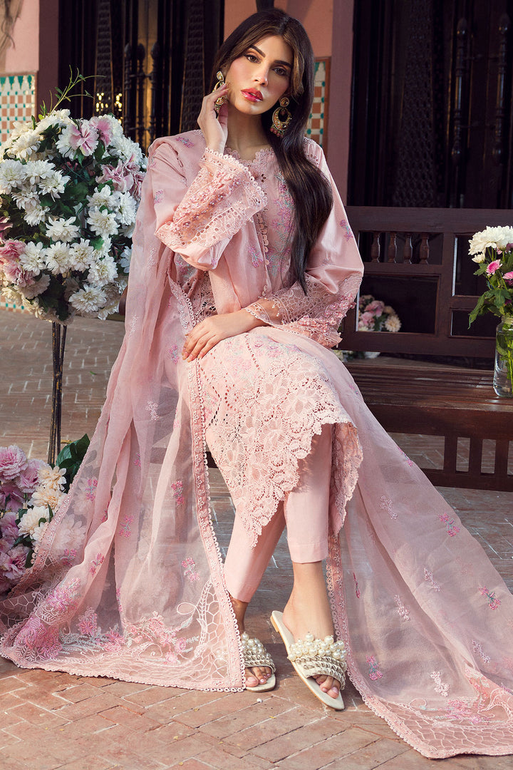 4428-HUDA EMBROIDERED LAWN STITCHED