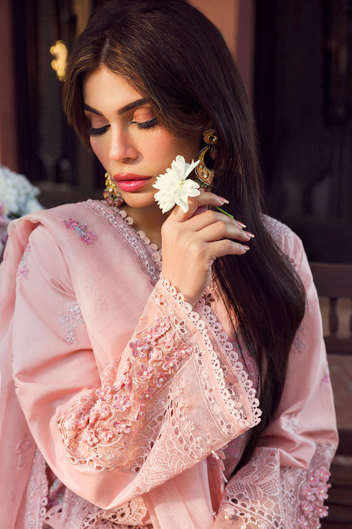 4428-HUDA EMBROIDERED LAWN STITCHED