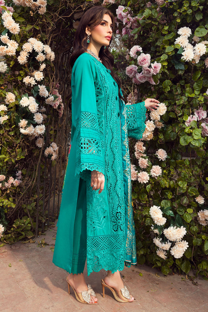 4430-SANOBAR EMBROIDERED LAWN STITCHED
