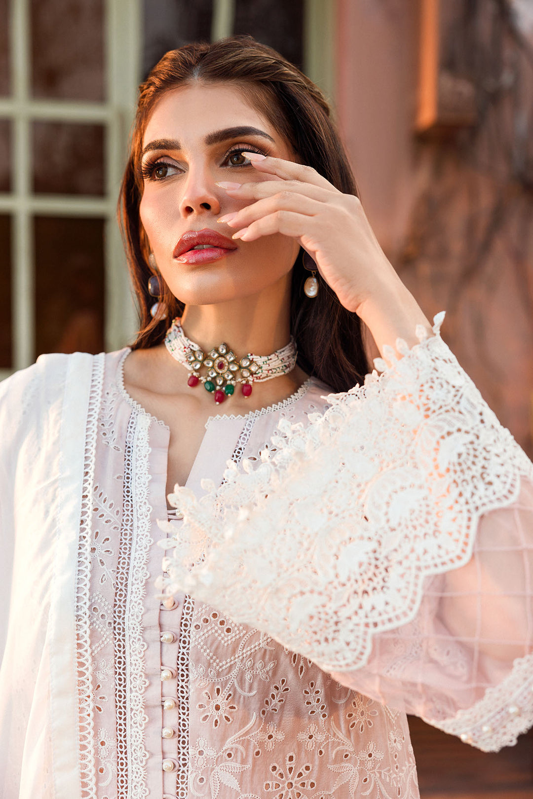 4431-AFREEN EMBROIDERED LAWN STITCHED