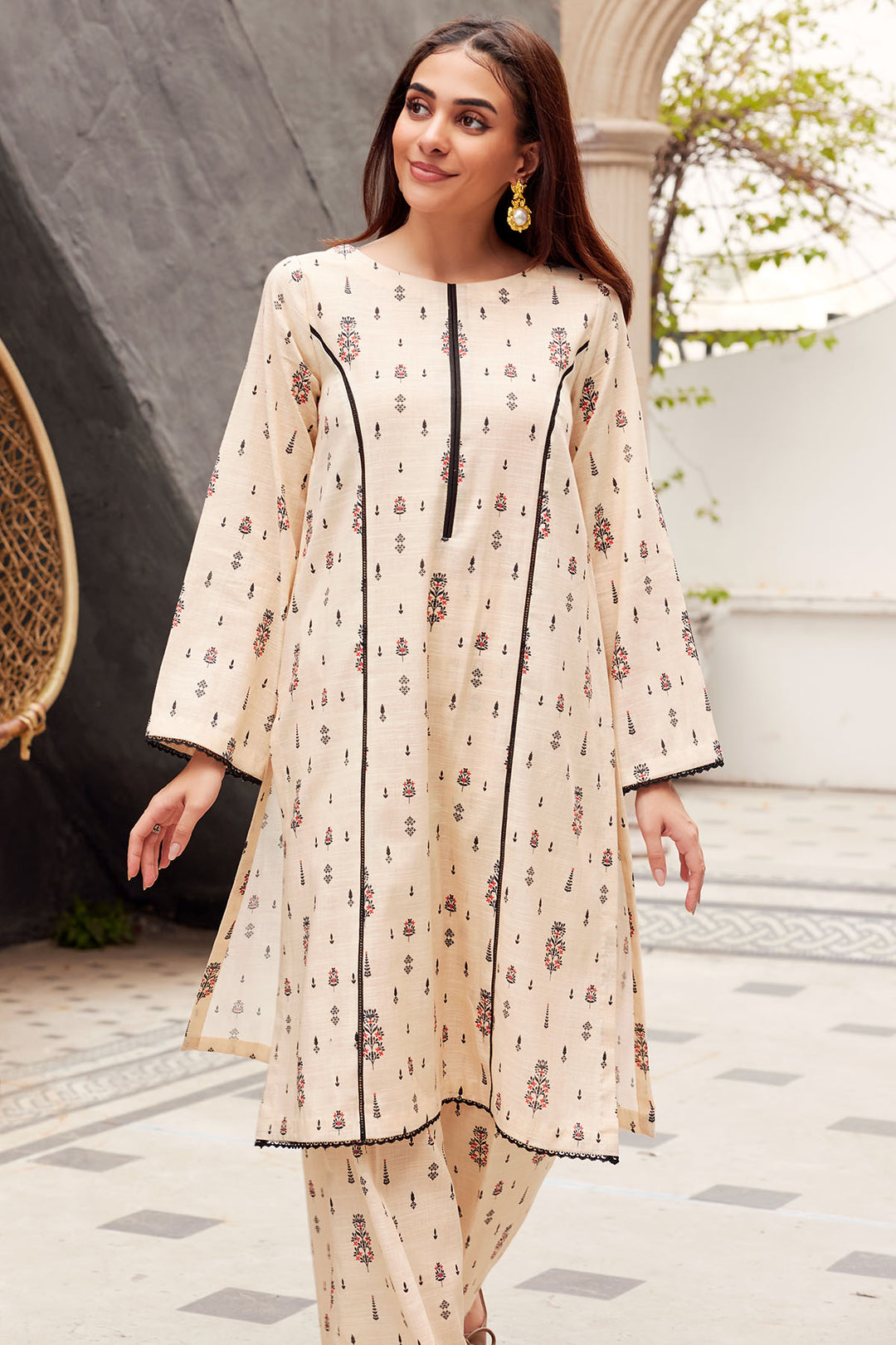 4447-GUL-POSH DIGITAL PRINTED KHADDAR UNSTITCHED