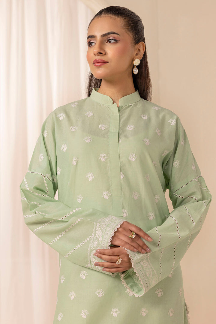 4492-ORCHID EMBROIDERED CAMBRIC STITCHED