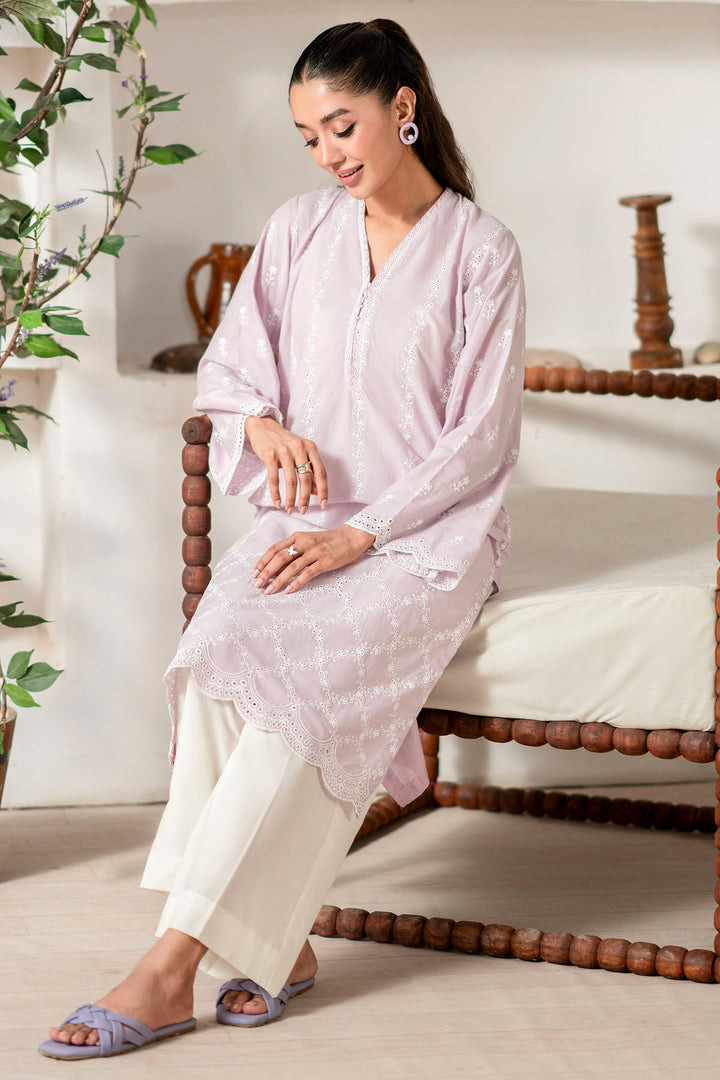4497-SALAMAH EMBROIDERED CAMBRIC STITCHED