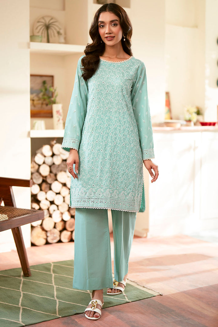 4499-FABEHA EMBROIDERED CAMBRIC STITCHED