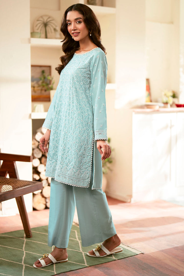 4499-FABEHA EMBROIDERED CAMBRIC STITCHED