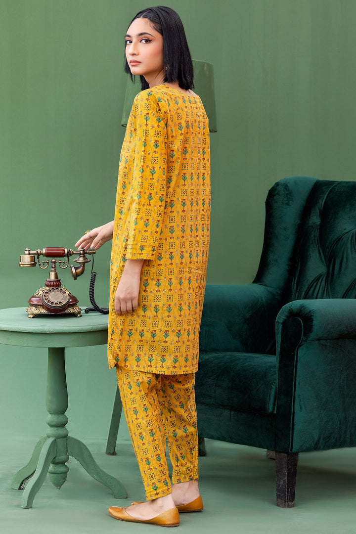 4552-IZNE DIGITAL PRINTED LAWN STITCHED