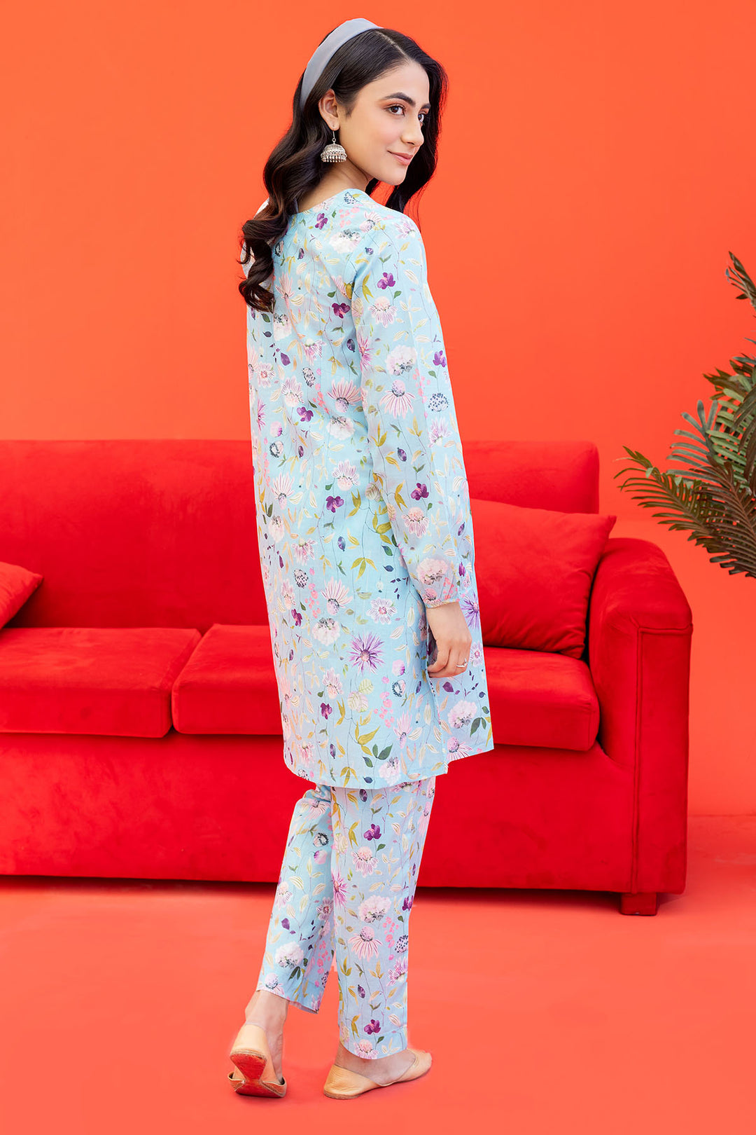 4560-ZAIA DIGITAL PRINTED LAWN STITCHED