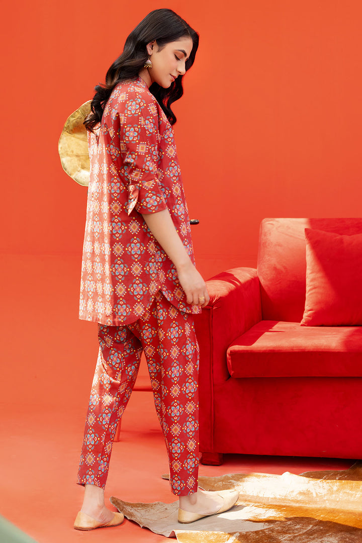 4566-REEM DIGITAL PRINTED LAWN STITCHED