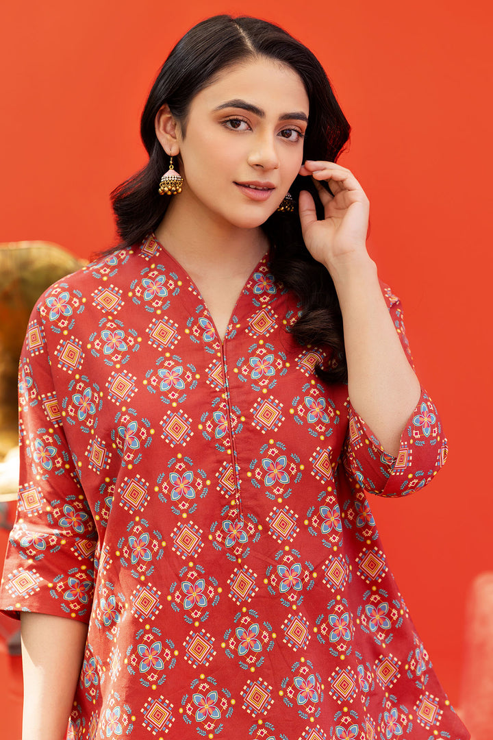 4566-REEM DIGITAL PRINTED LAWN STITCHED