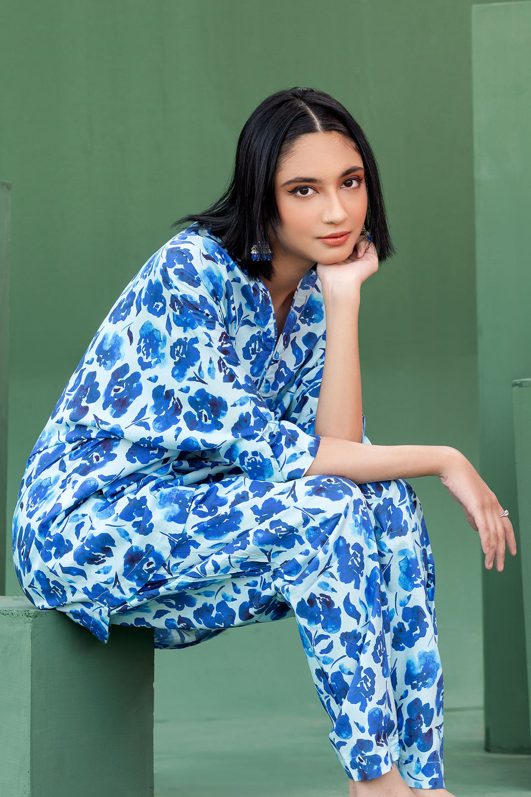 4578-EDEN DIGITAL PRINTED LAWN STITCHED