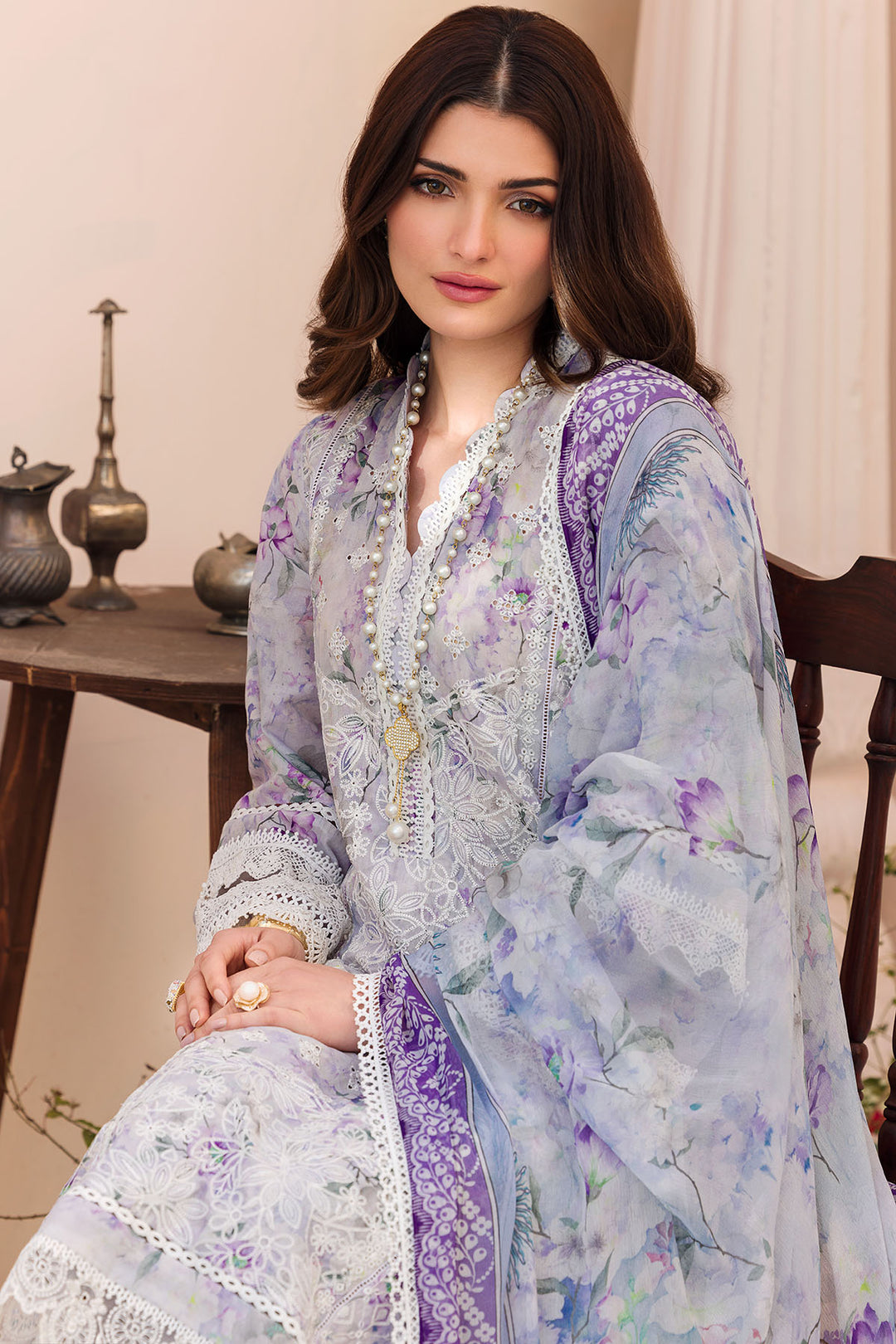 4628-IZMIT EMBROIDERED LAWN STITCHED
