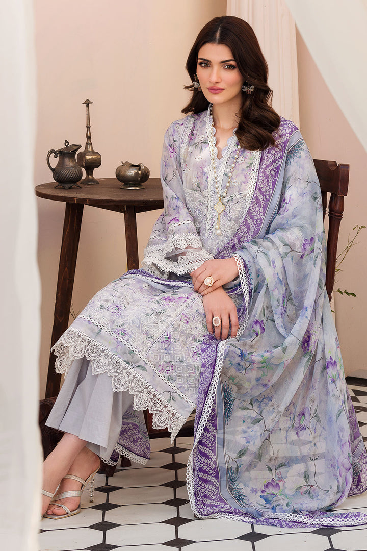 4628-IZMIT EMBROIDERED LAWN STITCHED