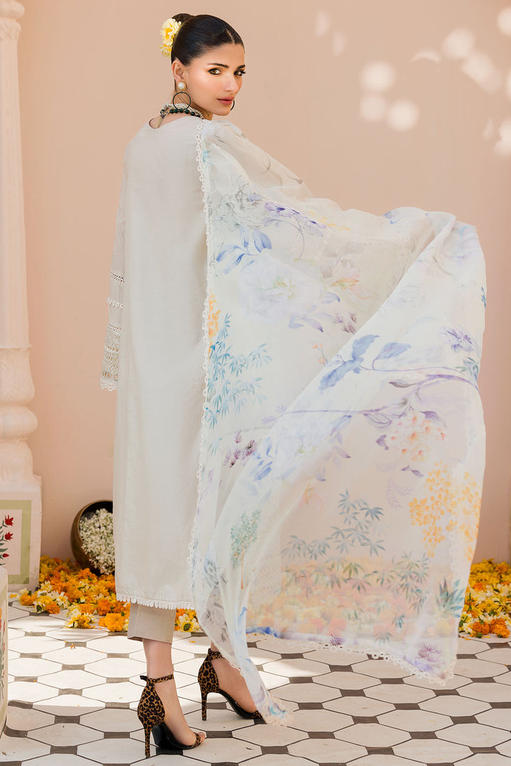 4629-INARA EMBROIDERED LAWN STITCHED