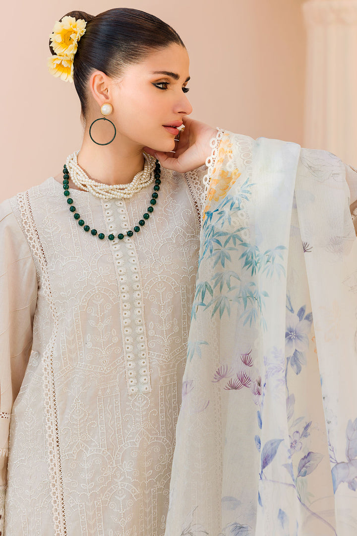 4629-INARA EMBROIDERED LAWN STITCHED