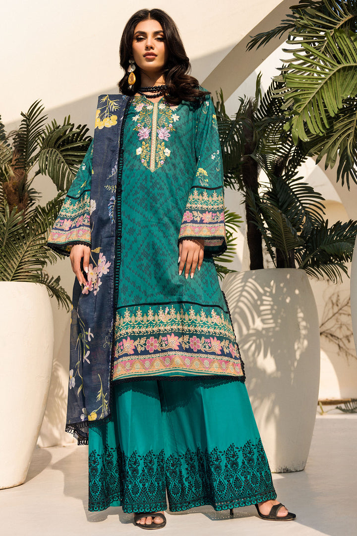 4636-EVERGLADE DIGITAL PRINTED LAWN STITCHED