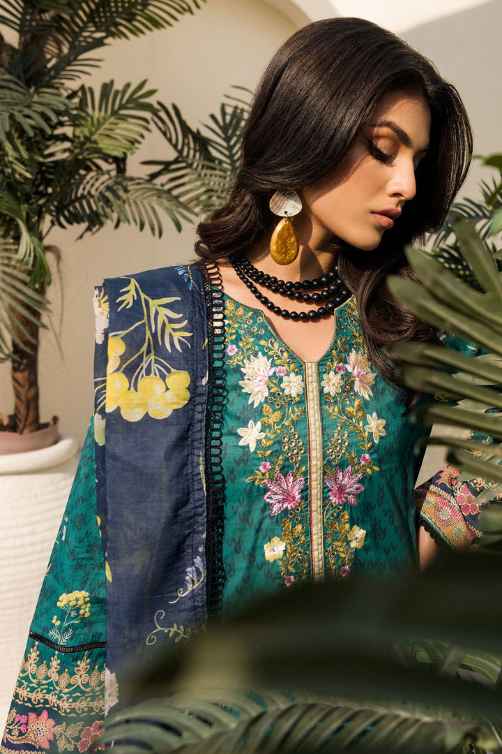 4636-EVERGLADE DIGITAL PRINTED LAWN STITCHED