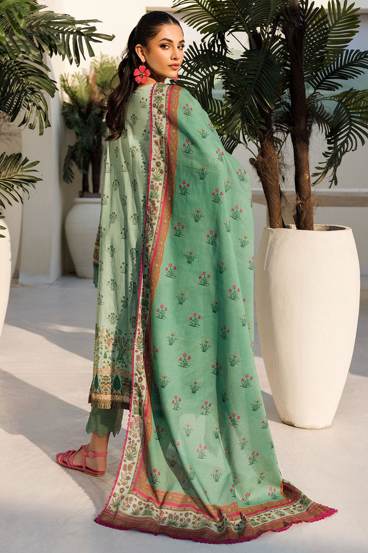 4640-FLORAL-SPRING DIGITAL PRINTED LAWN UNSTITCHED