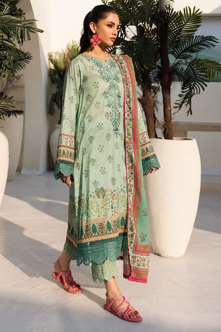 4640-FLORAL-SPRING DIGITAL PRINTED LAWN UNSTITCHED