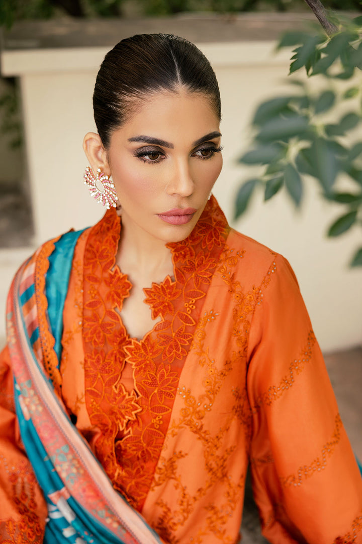 4703-EMAAN EMBROIDERED LAWN STITCHED