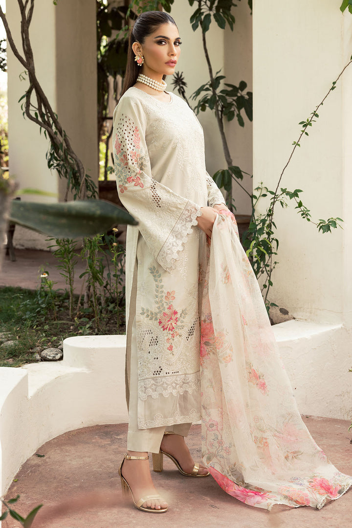 4706-AMRAH EMBROIDERED LAWN STITCHED