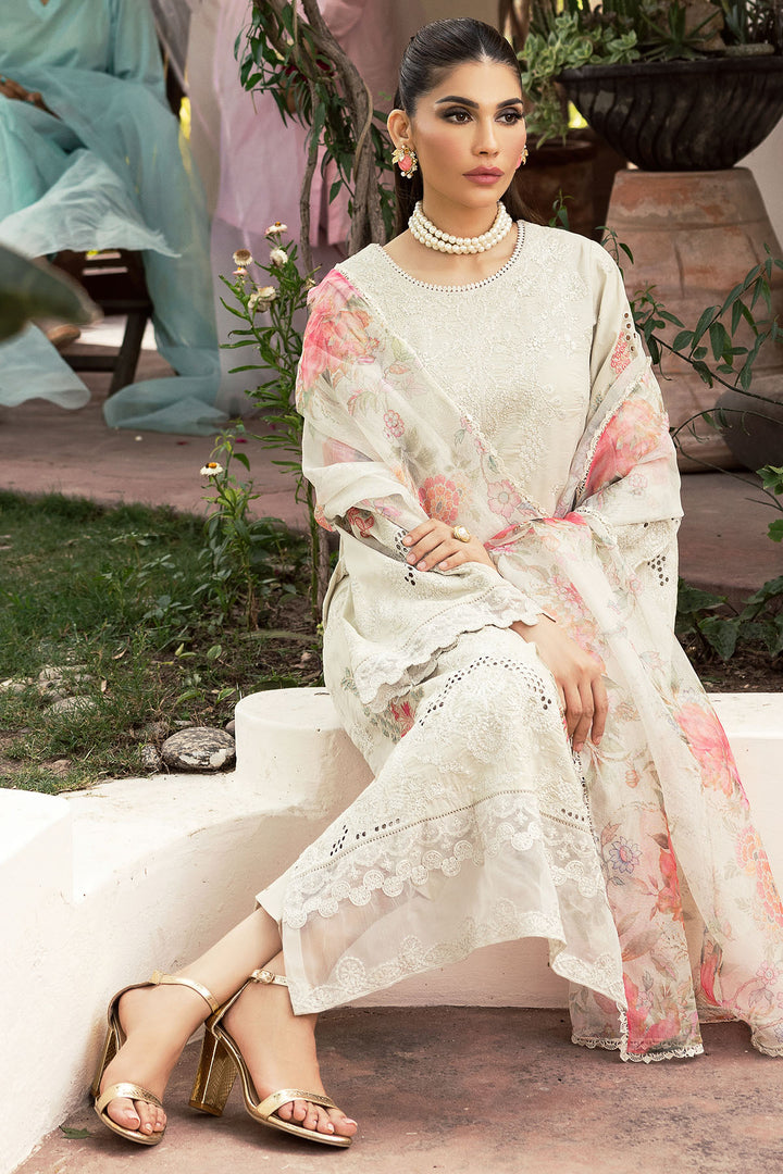 4706-AMRAH EMBROIDERED LAWN STITCHED