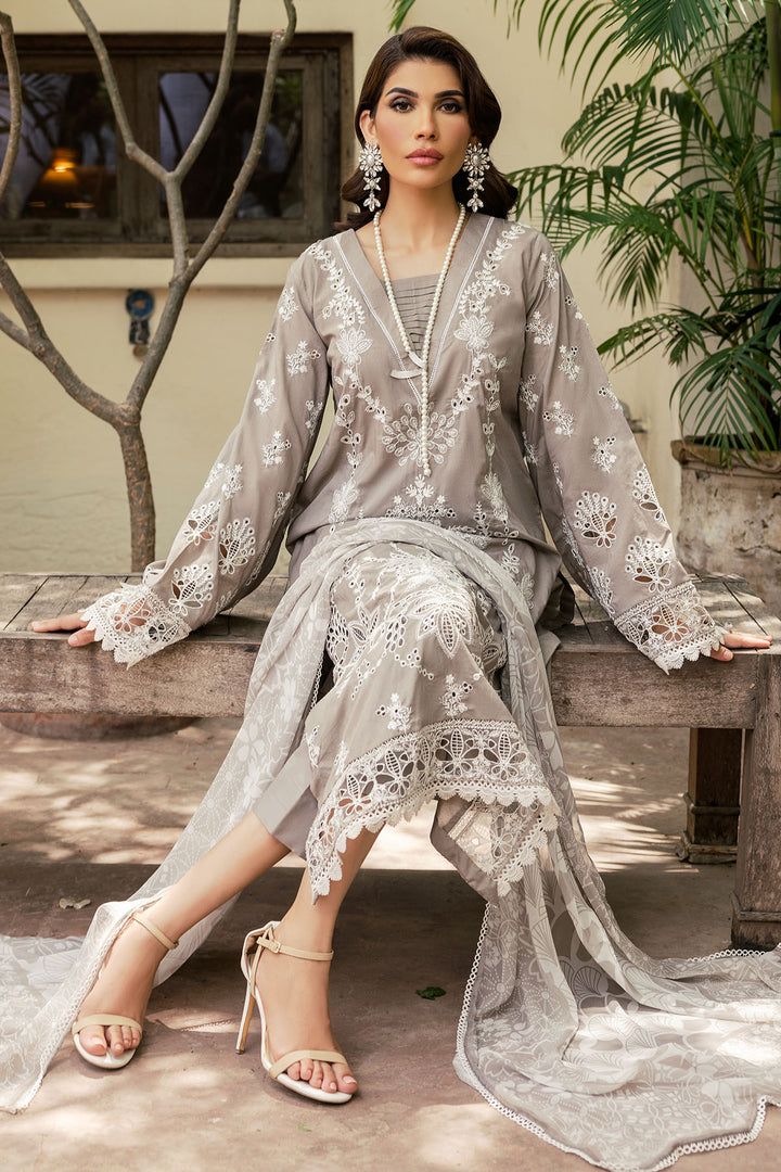 4707-ANAA EMBROIDERED LAWN STITCHED