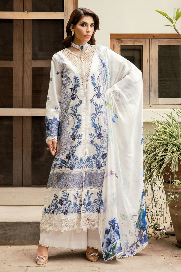 4708-URWA EMBROIDERED LAWN STITCHED