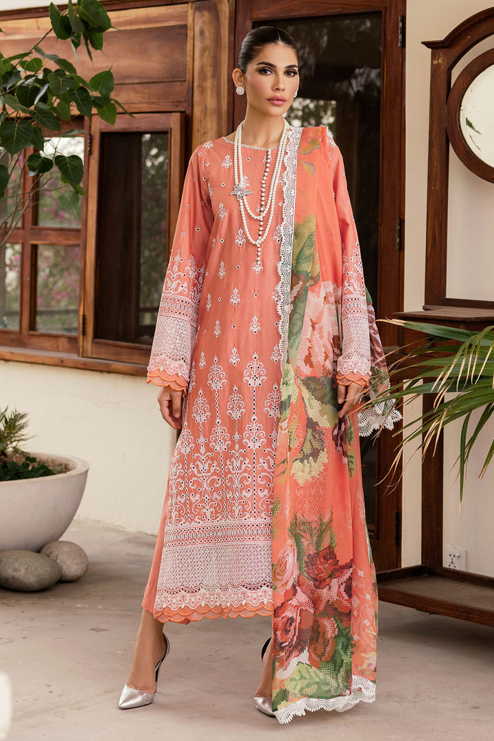 4709-ZOHA EMBROIDERED LAWN STITCHED