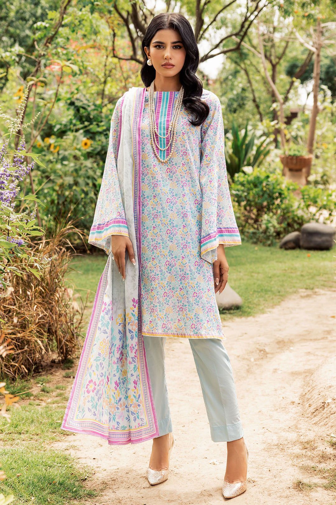2024 RANG BY MOTIFZ DIGITAL PRINTED LAWN VOL 5