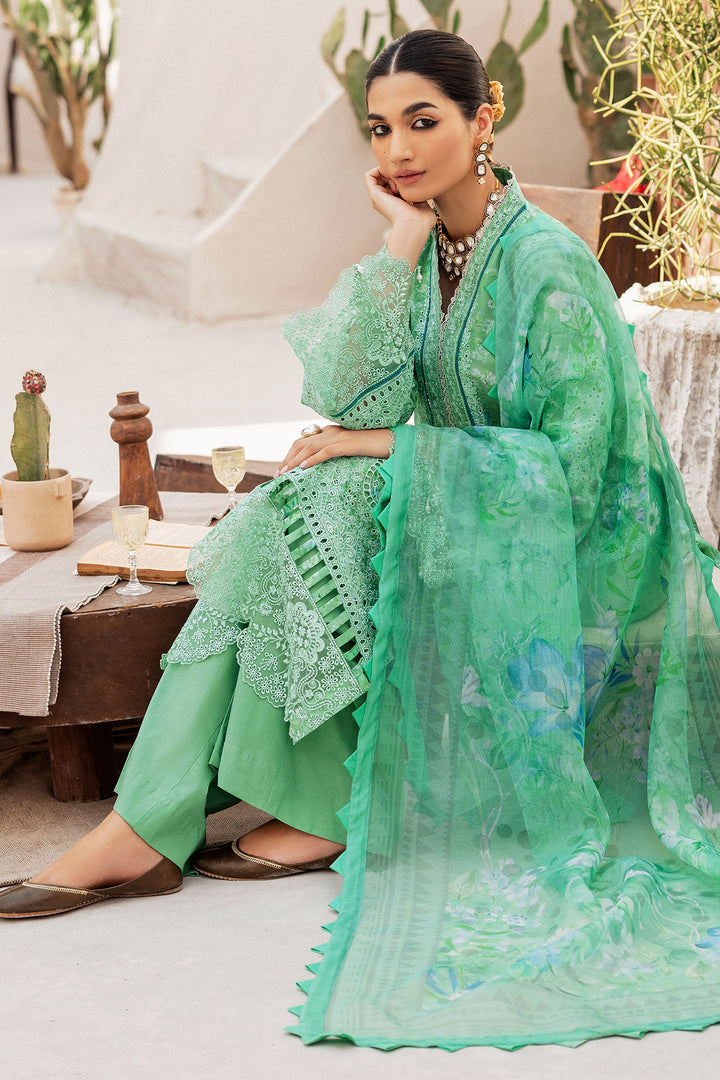 4726-DIYANA EMBROIDERED LAWN STITCHED