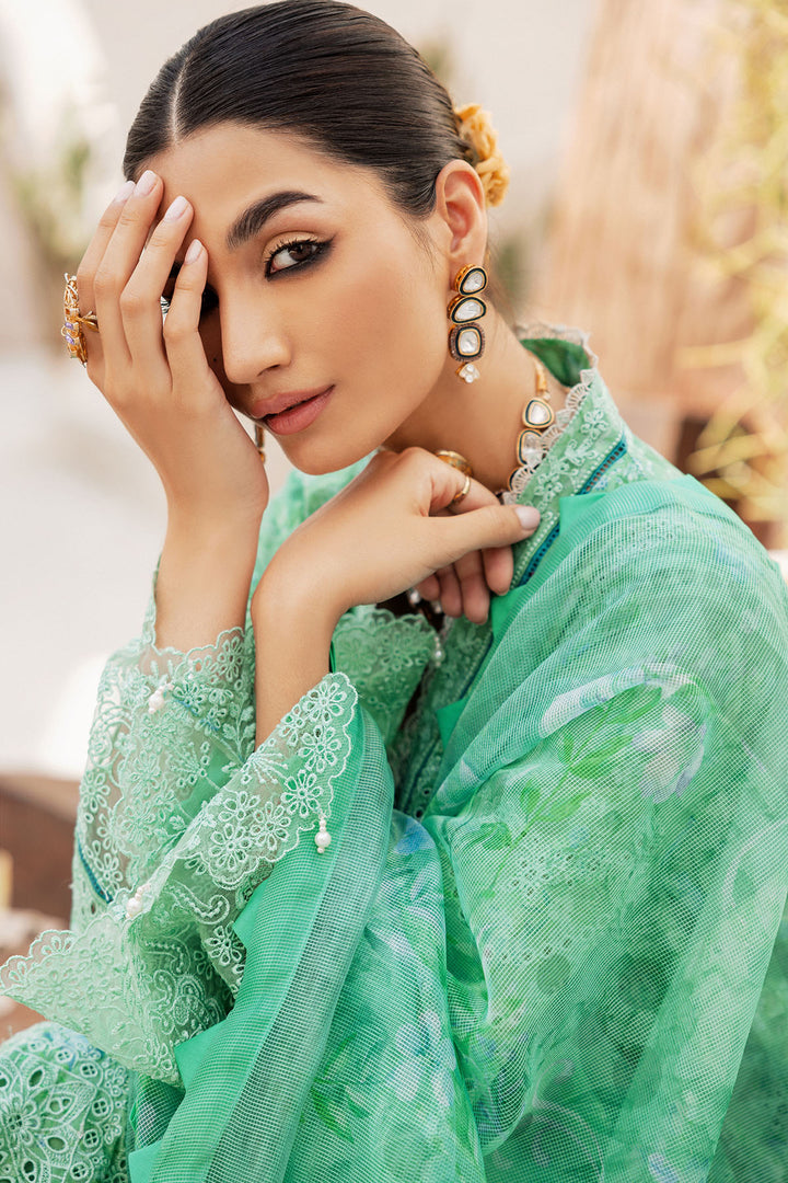 4726-DIYANA EMBROIDERED LAWN STITCHED