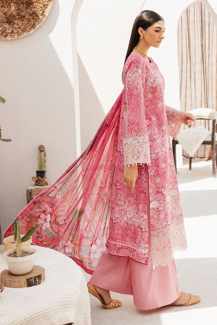 4727-ZIMAL EMBROIDERED LAWN STITCHED