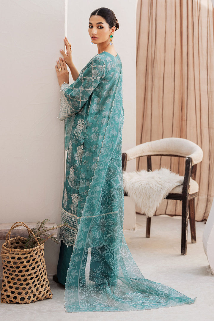 4728-MINHA EMBROIDERED LAWN STITCHED
