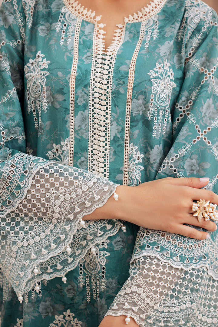 4728-MINHA EMBROIDERED LAWN STITCHED