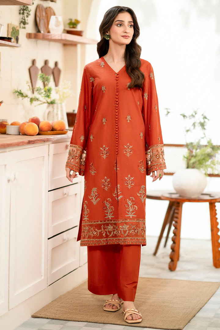 4771-YASNA EMBROIDERED CAMBRIC STITCHED