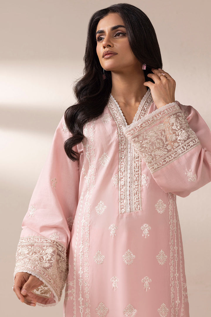 4773-IUORY EMBROIDERED CAMBRIC STITCHED