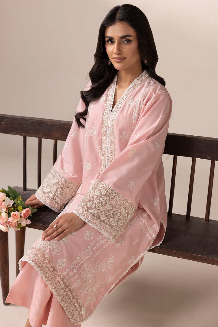 4773-IUORY EMBROIDERED CAMBRIC STITCHED