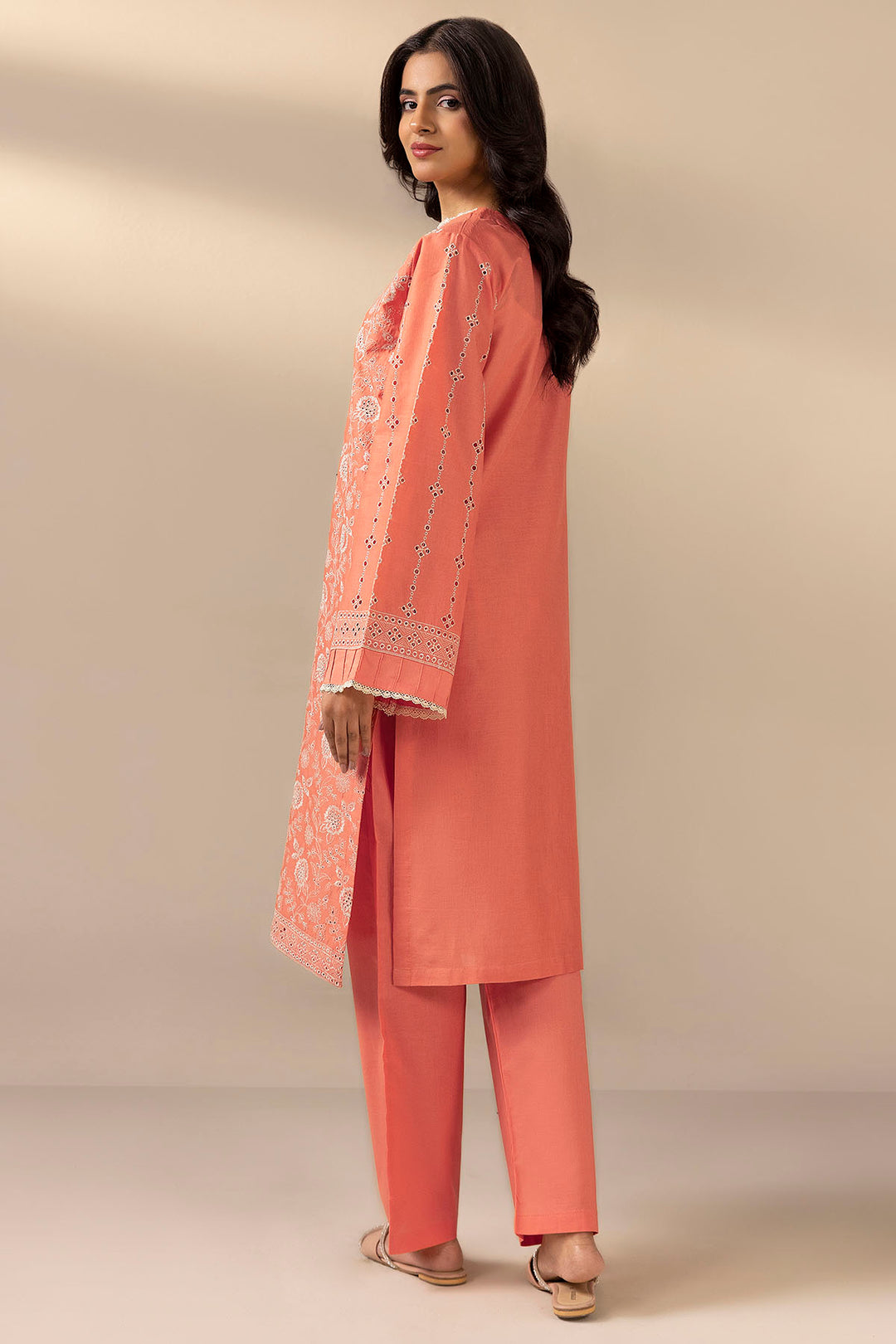 4776-CHERIE EMBROIDERED CAMBRIC STITCHED