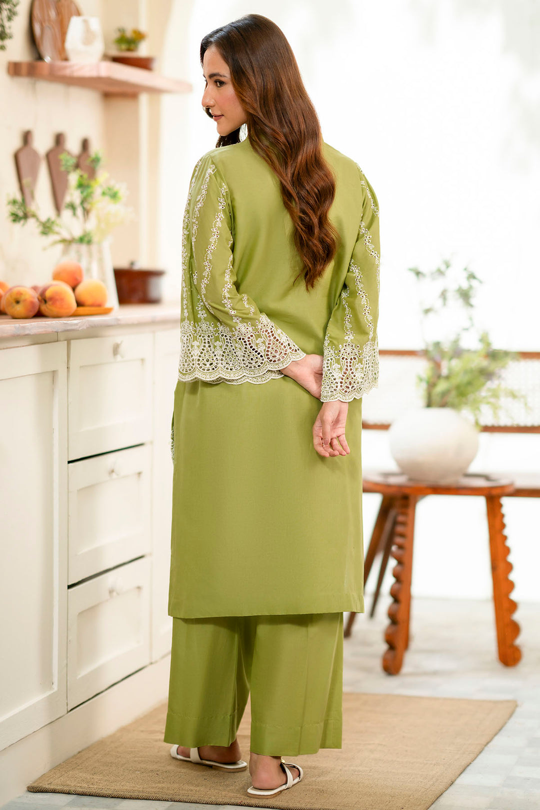 4778-UMAIMA EMBROIDERED CAMBRIC STITCHED