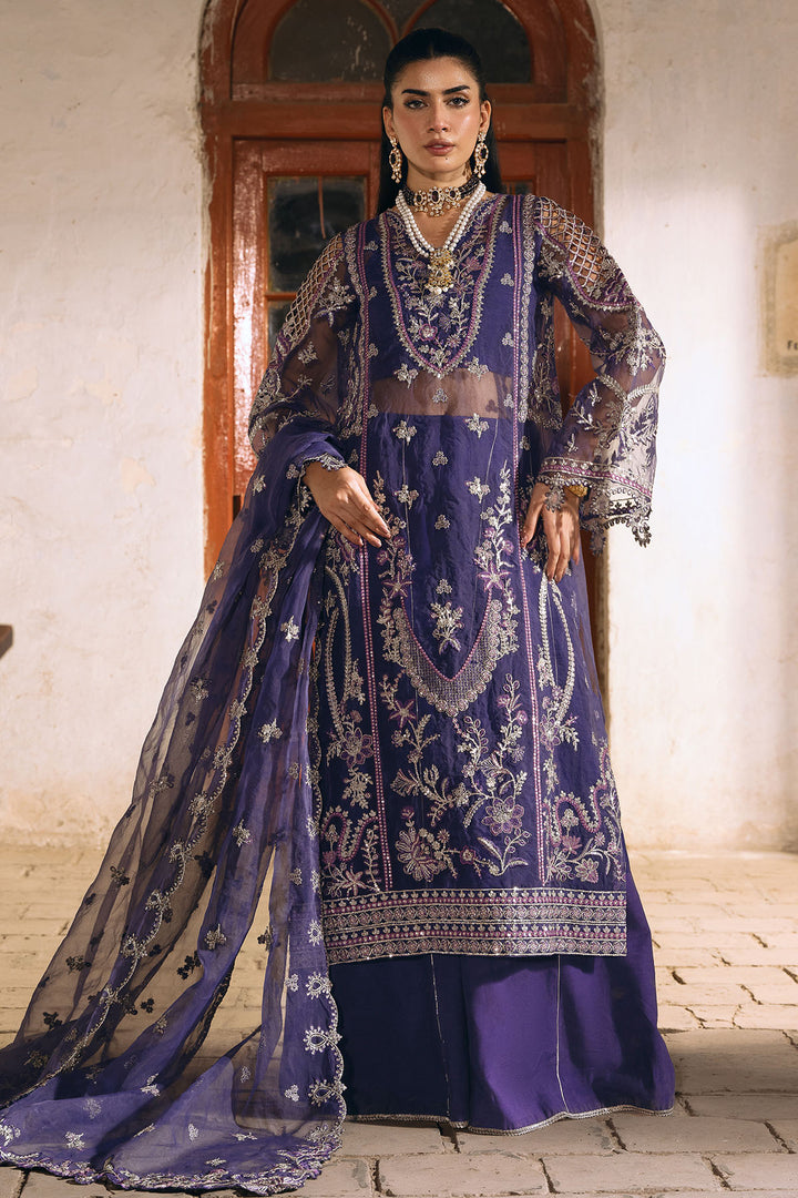 4811-DAISHA EMBROIDERED ORGANZA UNSTITCHED