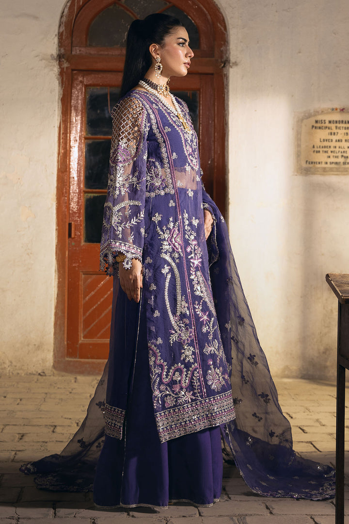 4811-DAISHA EMBROIDERED ORGANZA STITCHED