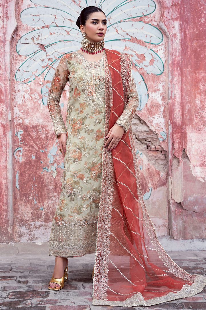 4812-EILIYAH EMBROIDERED ORGANZA UNSTITCHED
