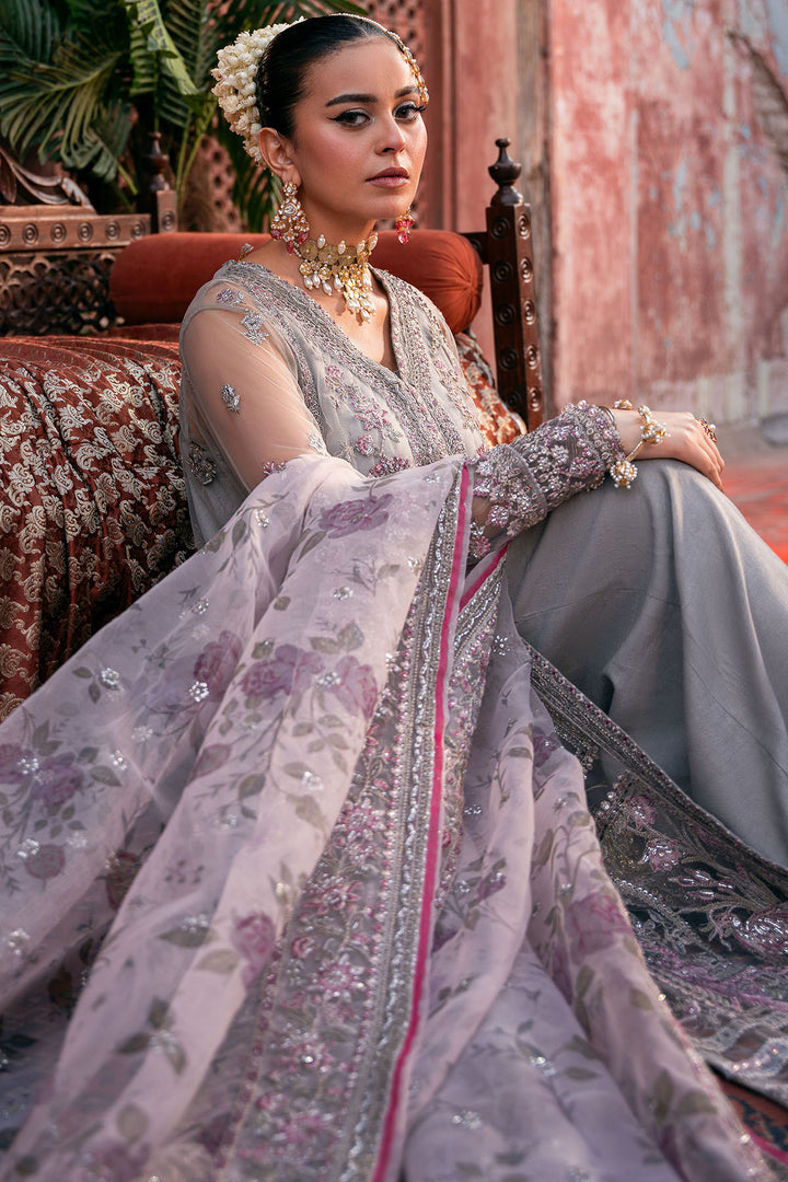 4823-QANDEEL EMBROIDERED SILK NET UNSTITCHED