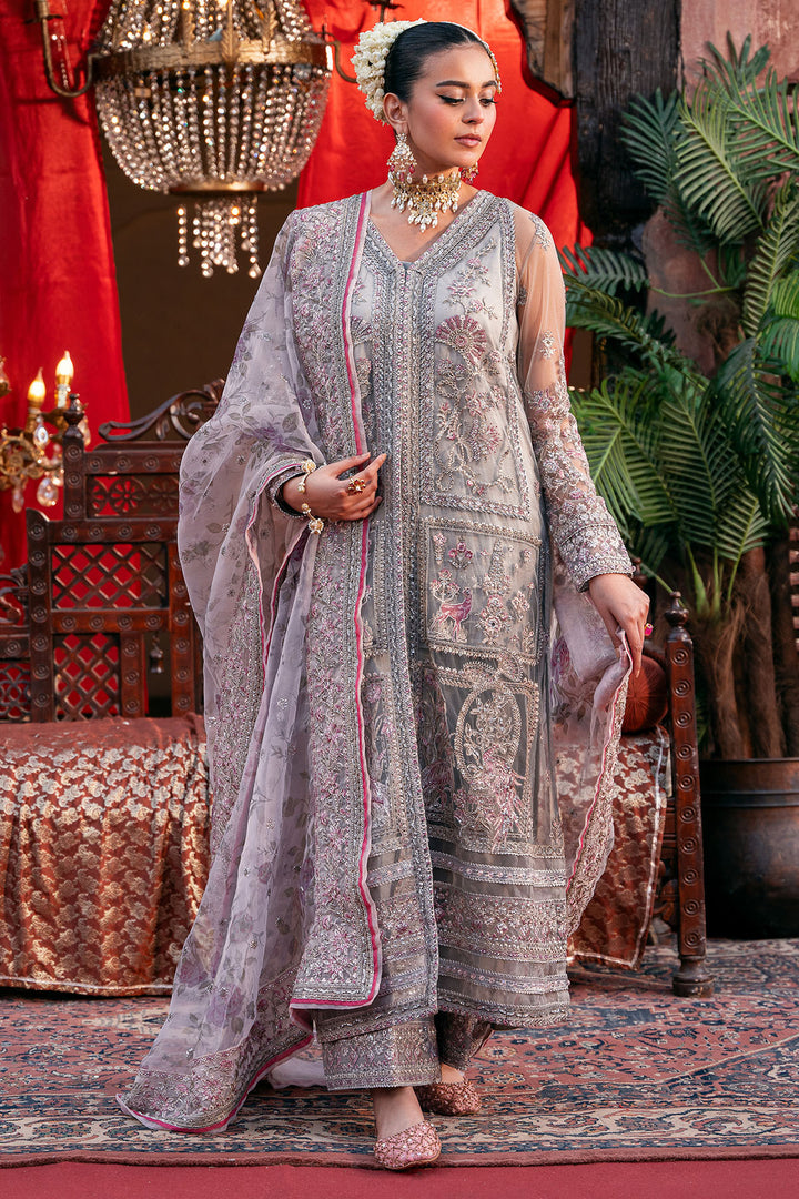 4823-QANDEEL EMBROIDERED SILK NET UNSTITCHED