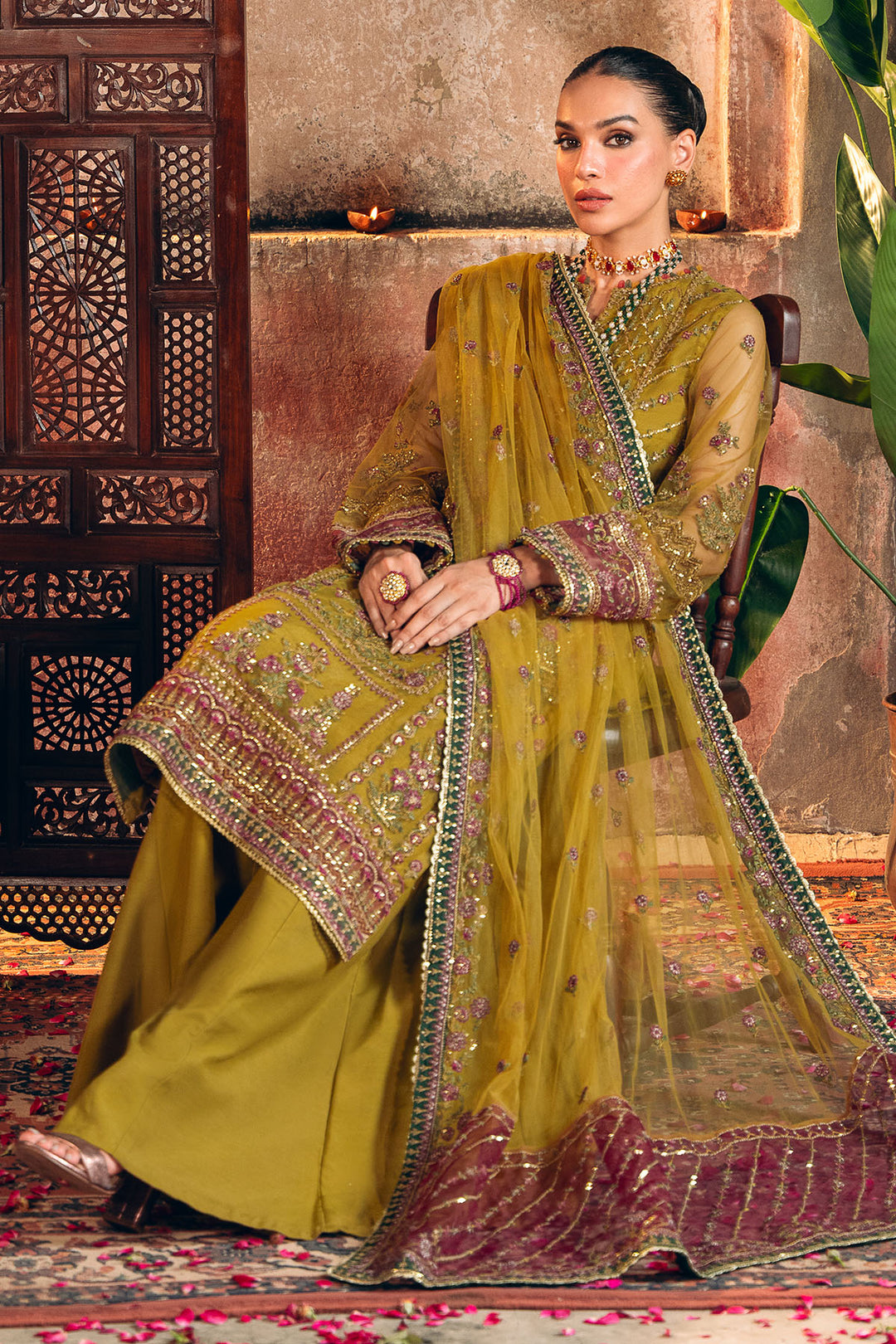 4824-ALMAS EMBROIDERED SILK NET UNSTITCHED