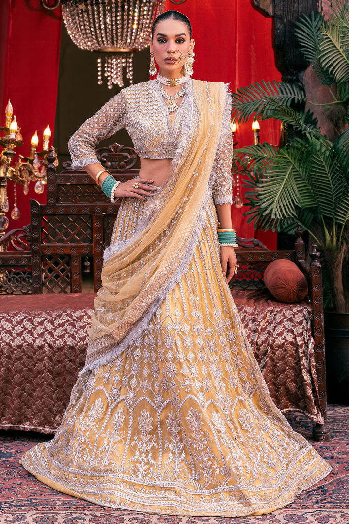 4826-OMAIRA EMBROIDERED SILK NET UNSTITCHED